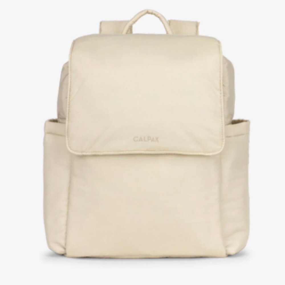 Calpak Cream Backpack